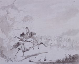 Das Lasso werfen, ca. 1837