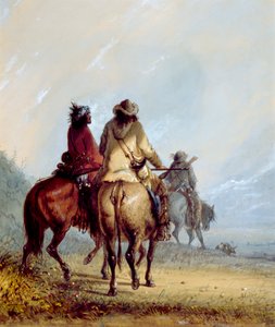 Trapper brechen zur Biberjagd auf von Alfred Jacob Miller