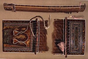 Koto oder japanische Langzither, aus 