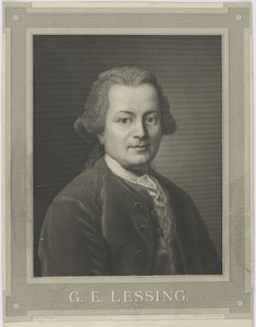 Porträt von Gotthold Ephraim Lessing 1729-1781, um 1840