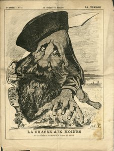 Illustration von Alfred Le Pete (1841-1909) in La Charge (1870), Nr. 12 von Alfred Le Petit