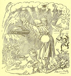 Illustration von Alfred Le Pete in Gros-Jean et son cure von Alfred Le Petit