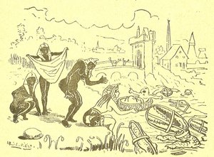 Illustration von Alfred Le Petit in Gros-Jean und sein Pfarrer von Alfred Le Petit