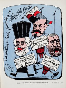 Jules Favre, Trochu und Ducrot, aus Histoire de la Troisieme Republique, Bd. I, l