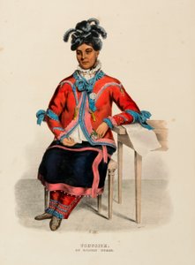 TSHUSICK. Eine Ojibway-Frau, aus der Geschichte der Indianerstämme Nordamerikas von Alfred M. Hoffy