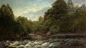 Der Lachs-Pool (Lachs-Pool am Spean, Schottland)