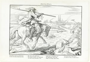 Auch ein Totentanz, Tafel II von Alfred Rethel