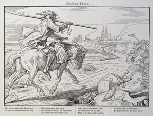 Der Tod reitet in die Stadt, Tafel 2 aus 