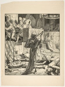Der Tod der Würger, der erste Ausbruch der Cholera auf einem Maskenball in Paris, 1831