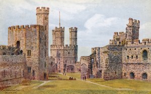 Carnarvon Castle, Innenansicht