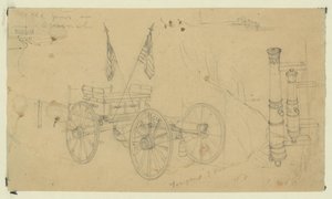 Alte Waffen im Arsenal von Alfred Rudolph Waud