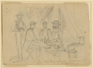 Die drei Prinzen, Lager in Yorktown, 5. April - 4. Mai 1862