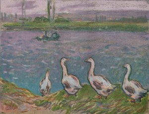 Eine Skizze in Pastell, 19. Jahrhundert