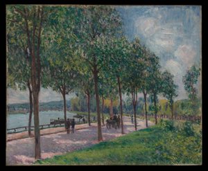 Allee der Kastanienbäume von Alfred Sisley