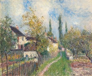Fußweg in Les Sablons