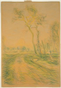 Landschaft mit Bäumen von Alfred Sisley