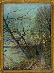 Le bois des Roches, Veneux - Nadon (Veneux-les-Sablons), Seine-et-Marne. Gemälde von Alfred Sisley (1839-1899) 1880 Paris, Louvre-Museum von Alfred Sisley