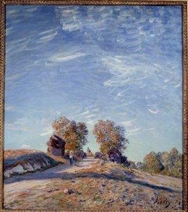 Pfad, der zur Sonne führt von Alfred Sisley