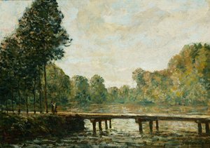 Kleine Brücke über die Orvanne, 1890