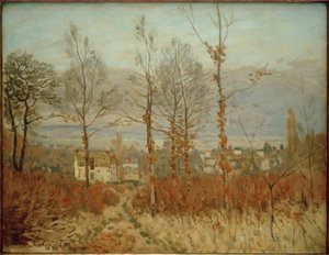 Vue de Louveciennes en automne