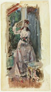 Die Ecke des Balkons von Alfred Emile Stevens