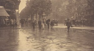Ein nasser Tag auf dem Boulevard, Paris, 1894 von Alfred Stieglitz