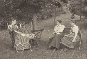 Emmy Obermeyer, Agnes Stieglitz und Flora Small in Oaklawn von Alfred Stieglitz