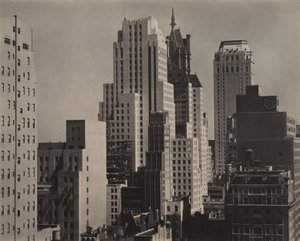 Von meinem Fenster bei An American Place, Norden von Alfred Stieglitz