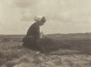 Netze flicken von Alfred Stieglitz