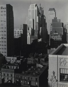 New York von An American Place aus von Alfred Stieglitz