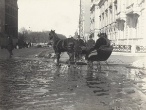 Sonntag, Fifth Avenue und 57. Straße, New York von Alfred Stieglitz
