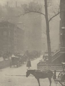 Die Straße, Fifth Avenue von Alfred Stieglitz