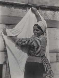Waschtag, Katwyk von Alfred Stieglitz