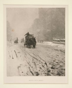 Winter - Fifth Avenue von Alfred Stieglitz