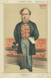 Viscount Ranelagh, Hoch respektabel, 26. März 1870, Vanity Fair Karikatur von Alfred Thompson