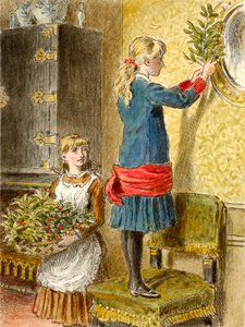 Dekoration für Weihnachten, veröffentlicht 1854