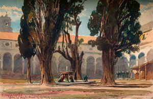 Santa Maria Degli Angeli, Rom, um 1870 von Alfred Waterhouse