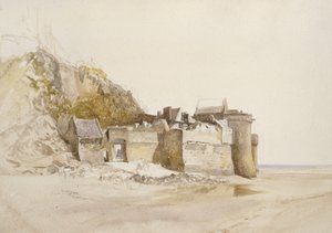 Mont St Michel: Das äußere Tor, ca. 1876