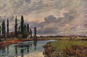 Pappeln im Thames Valley, 19. Jahrhundert, 1938 von Alfred William Parsons