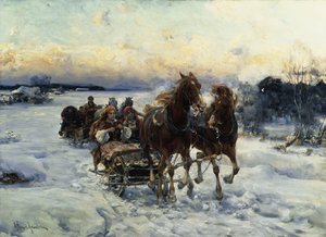 Die Schlittenfahrt