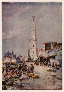 Torre dos Clérigos, Porto, Portugal von Alfredo Roque Gameiro