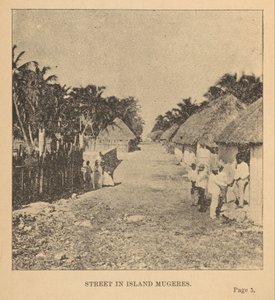 Straße auf der Insel Mugeres von Alice Dixon Le Plongeon