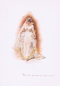Aber oh, sie tanzt so!, aus Some Old Love Songs, veröffentlicht von Hildesheimer & Faulkner, 1892 von Alice Havers