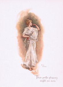 Diese hübschen Freuden könnten wir bewegen, aus Some Old Love Songs, veröffentlicht von Hildesheimer & Faulkner, 1892