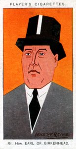 Frederick Edwin Smith, 1. Earl of Birkenhead, Lordkanzler, 1926 von Alick P. F. Ritchie