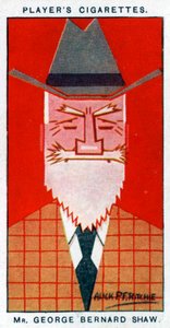 George Bernard Shaw, irischer Dramatiker, 1926 von Alick P. F. Ritchie