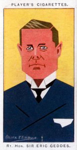 Sir Eric Campbell Geddes, britischer Politiker, 1926