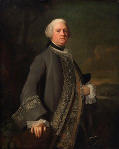 Porträt von Sir John Tyrell, Baronet von Allan Ramsay