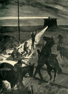 Niederlage eines nächtlichen Versuchs, die Eisenbahn zu überqueren von Allan Stewart