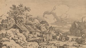 Zimmermannshütte, wahrscheinlich ca. 1645-1656 von Allart van Everdingen